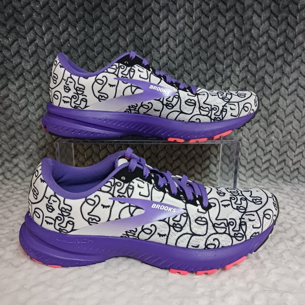 Brooks Launch 7 Empower Her Limited Edition Purple Women's Running Shoes Size 7